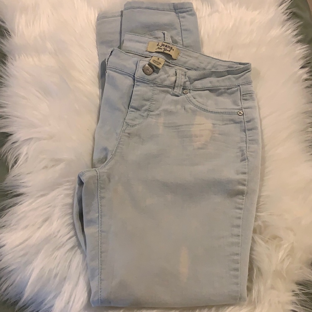 d. Jeans New York light blu wash Jeggings/Size 6.